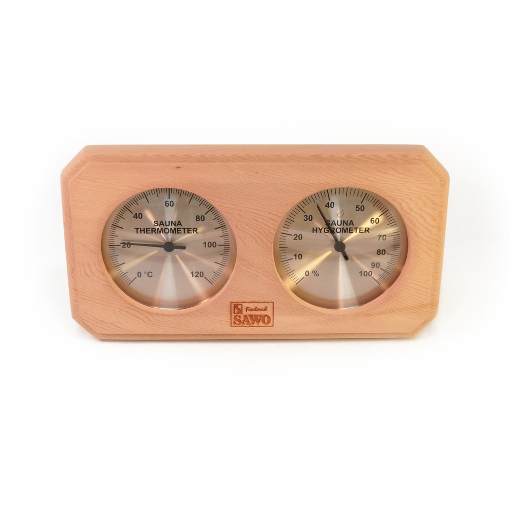 Thermometer & Hygrometer, Cedar