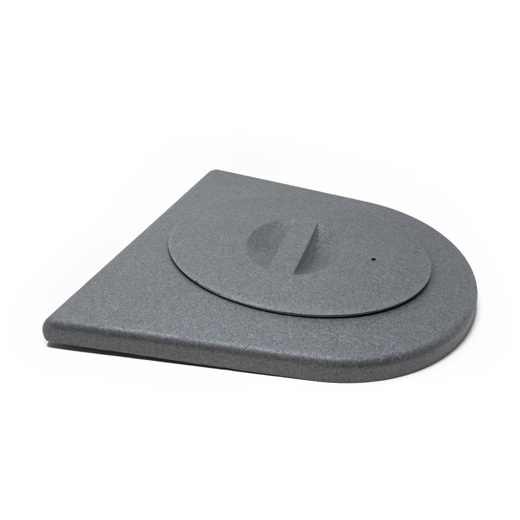 PuuCee Extuded Polystyrene outhouse seat complete with backer board
