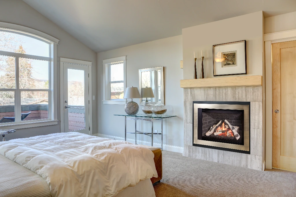 Room Setting with birch and 4 Sided Champagne Surround.webp