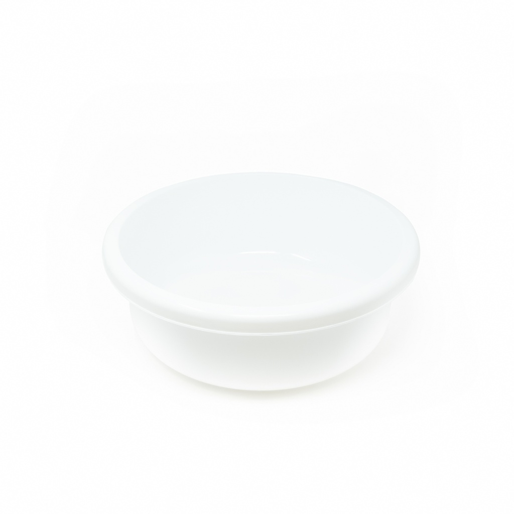 9L Wash Basin White on white background