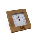 Hygrometer, Cedar, Square Dial
