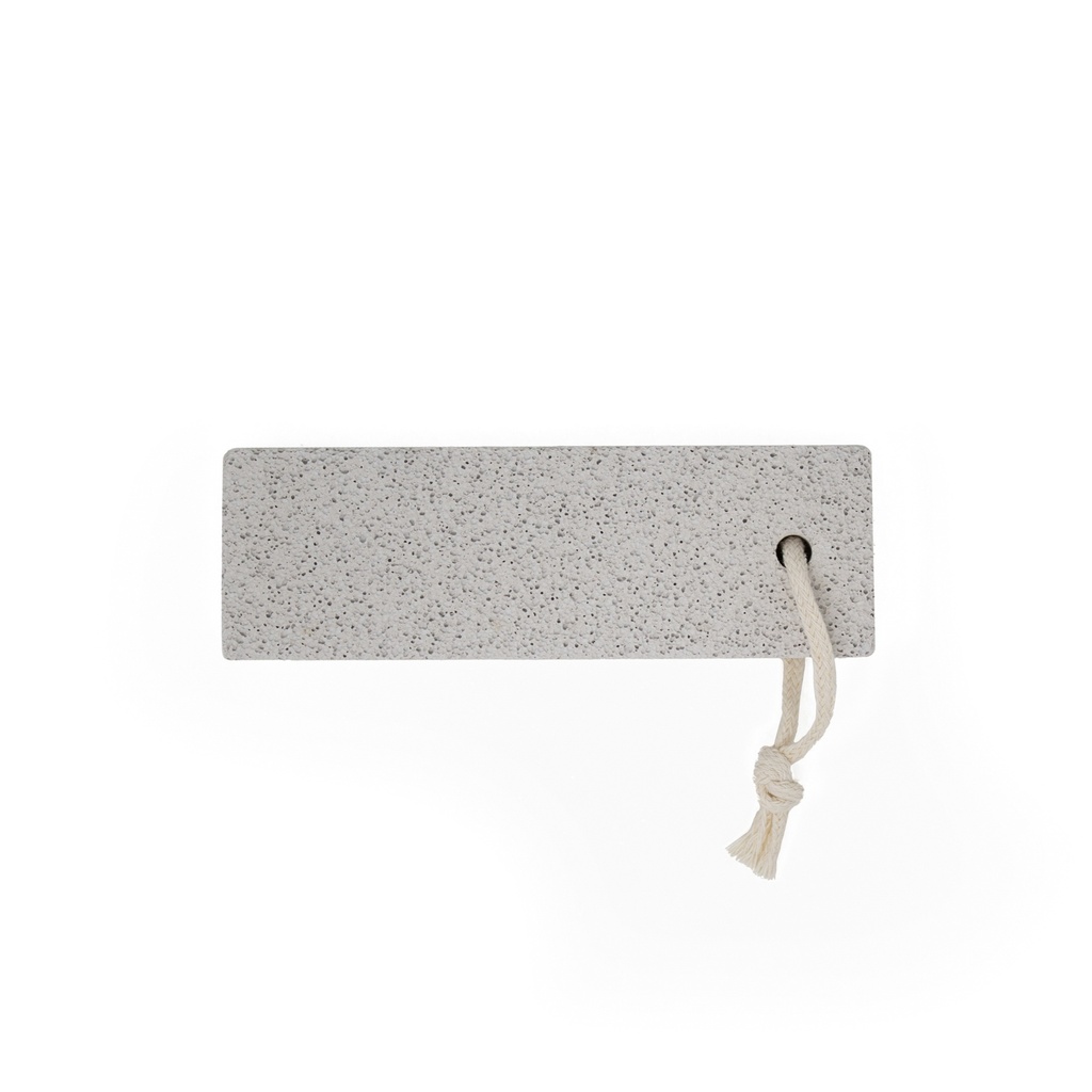 pumice stone on rope