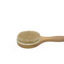 Bath brush, natural bristles, round