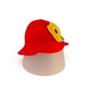 Sauna Hat - Red with flower