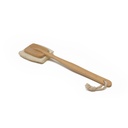 Loofah back brush, wood