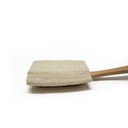 Loofah back brush, wood