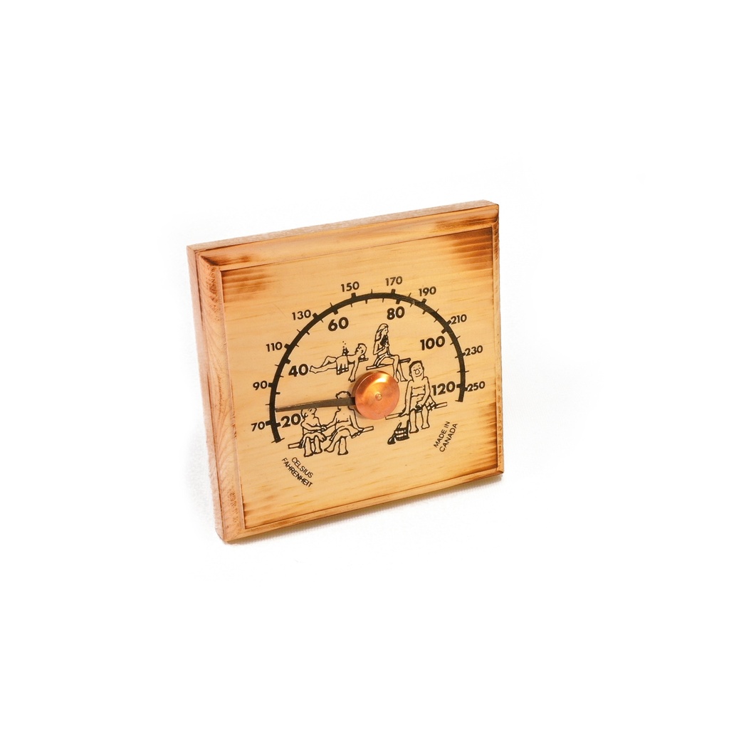 [THERM-SQ] Sauna Thermometer: Square