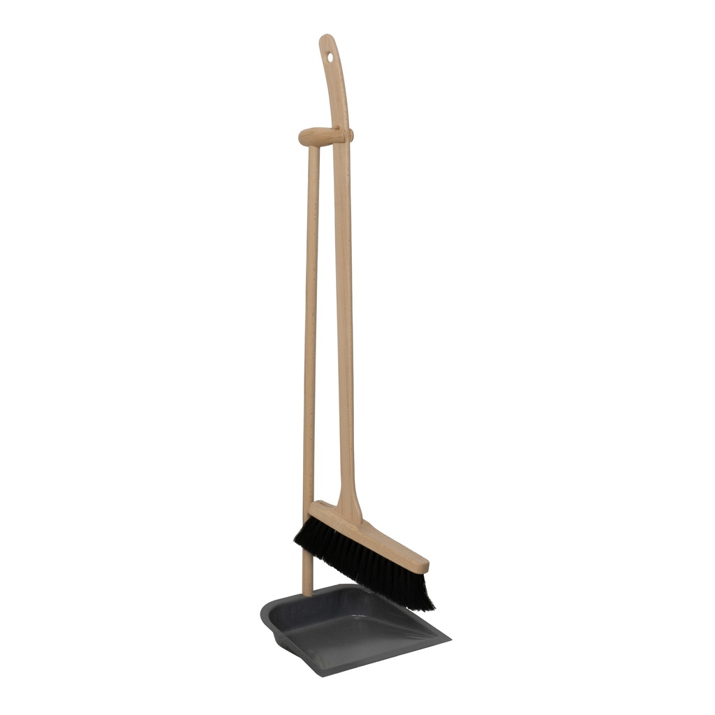 [276895] Standing Dustpan and Broom Set