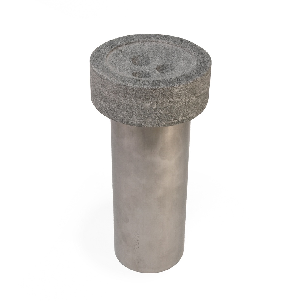 Sawo Stainless Steel & Soapstone Diffuser: Round