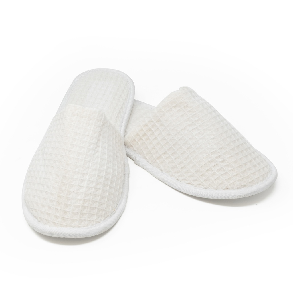 [WSL] Waffle Slippers - White