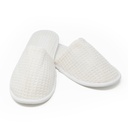Waffle Slippers - White