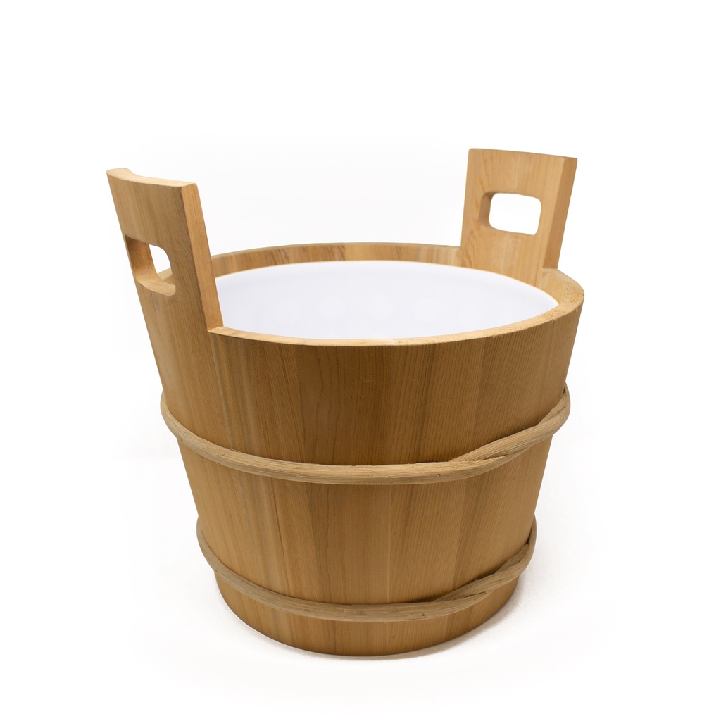 Sawo 17L Cedar Pail with Plastic Insert
