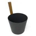 Rento Brushed Aluminum Bucket with Straight Handle